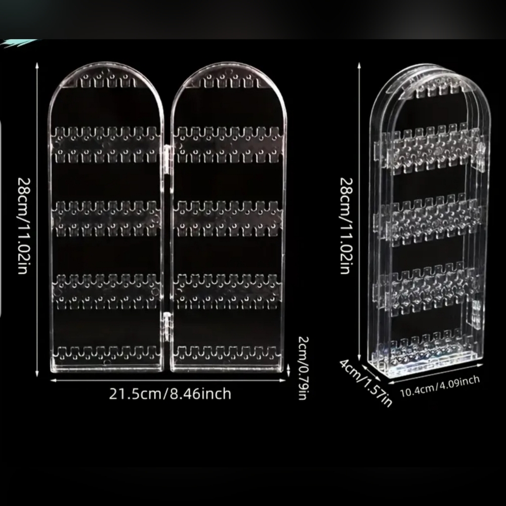 Jewelry Folderabe Storage Rack - Multi functional - 2 Fold - Picture 7 of 7